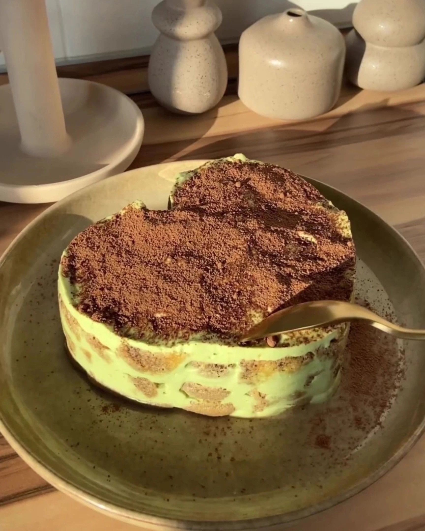 Pistachio Tiramisu - Recipe, Dessert, Pistachios, Longpost, Tiramisu