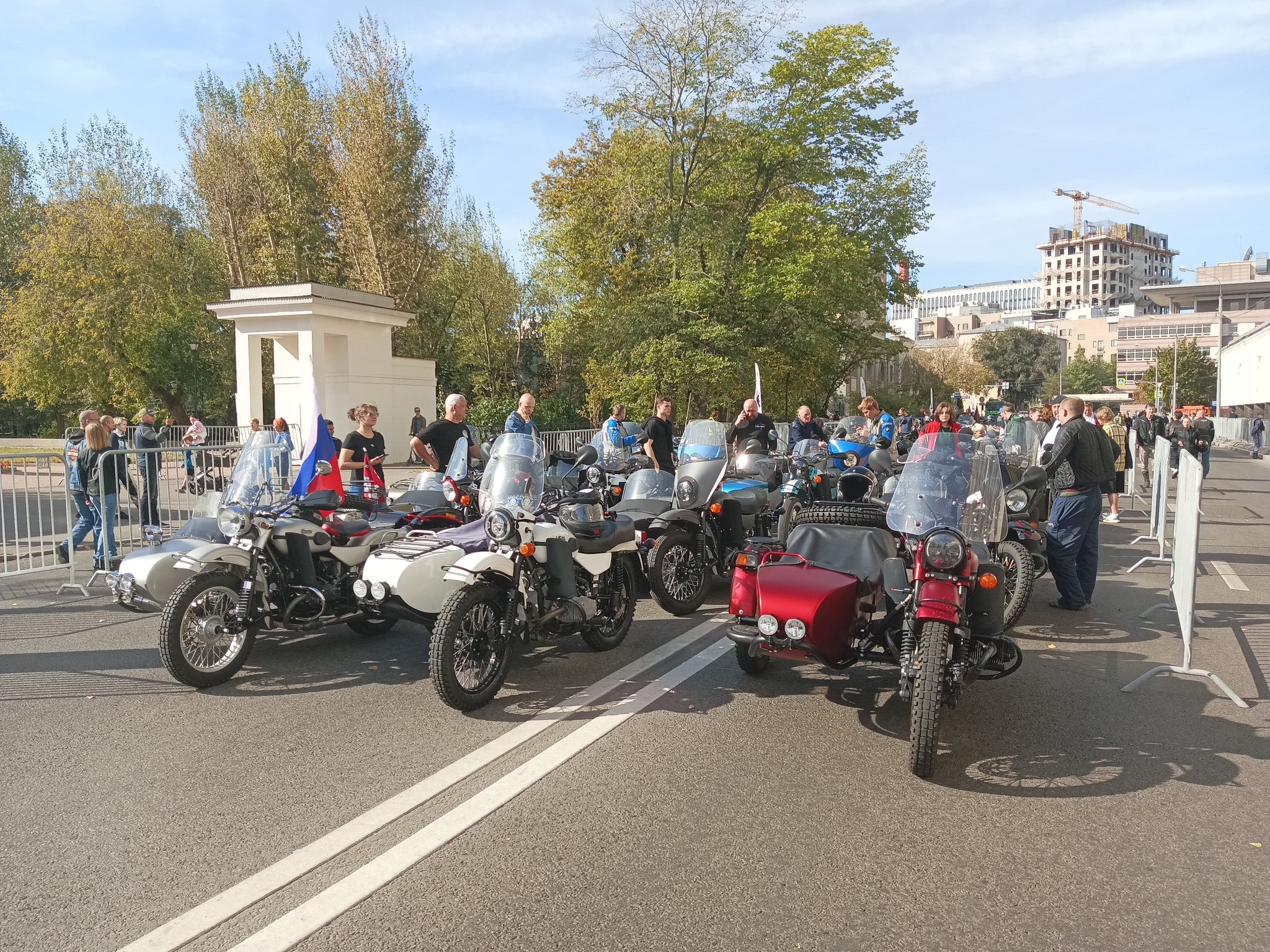 While my bike's engine roars, I continue to rush forward... - My, Motorcyclists, Closing the season, Moscow, Men's Joys, Longpost