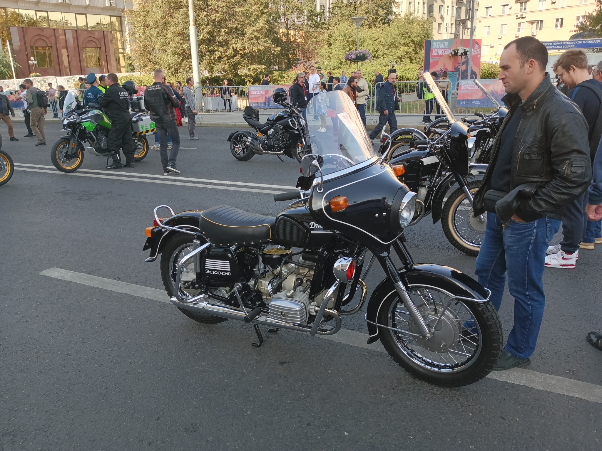 While my bike's engine roars, I continue to rush forward... - My, Motorcyclists, Closing the season, Moscow, Men's Joys, Longpost