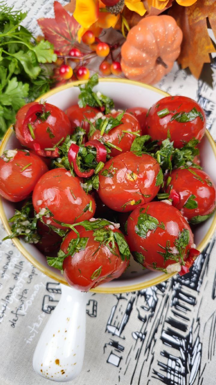 Quick Pickled Cherry Tomatoes - Recipe, Food, Canned food, Pickling, Longpost