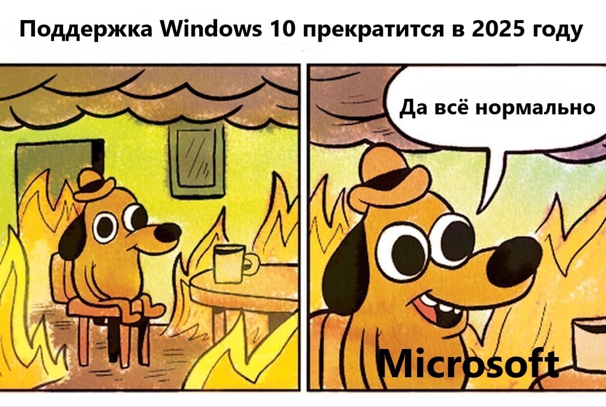 Вообще не нормально - Картинка с текстом, Windows 10, Microsoft