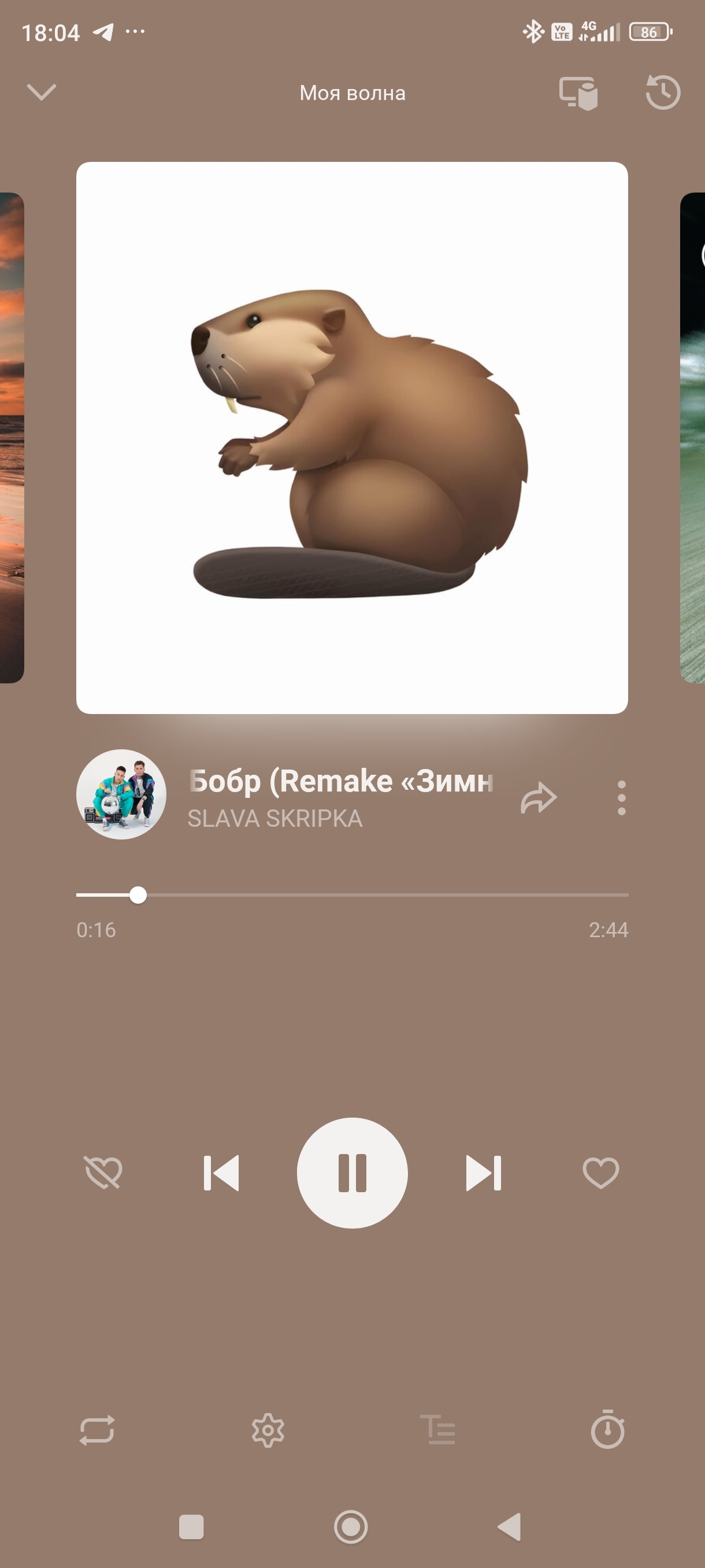 Beaver in Yandex music - Yandex Music, beaver whore, Beavers, Song, Longpost