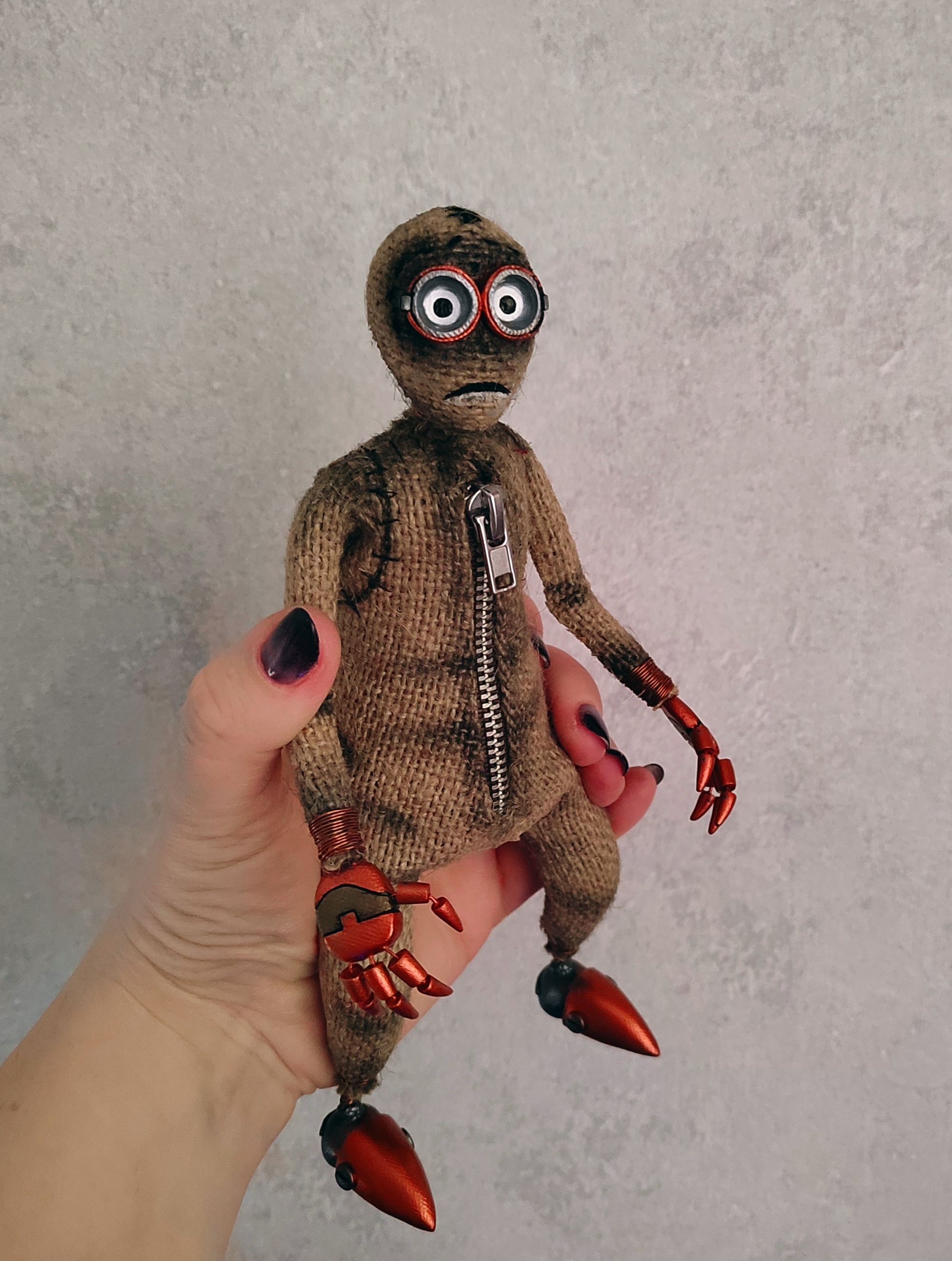 The ninth one left - My, Handmade, Needlework without process, Creation, Vertical video, Art, Doll, Collection, Presents, Flowers, Art, Polymer clay, Miniature, Crafts, Embroidery, Sculpture, Cartoons, Soul, Longpost, Nine (cartoon)