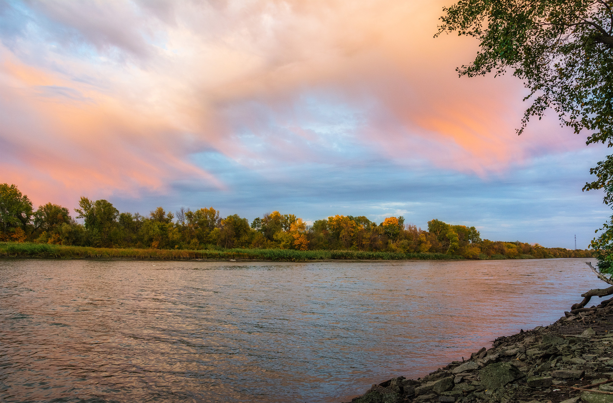 Waves - My, The photo, Nikon, Nature, Landscape, Sunset, Seversky Donets, Clouds, Beautiful view