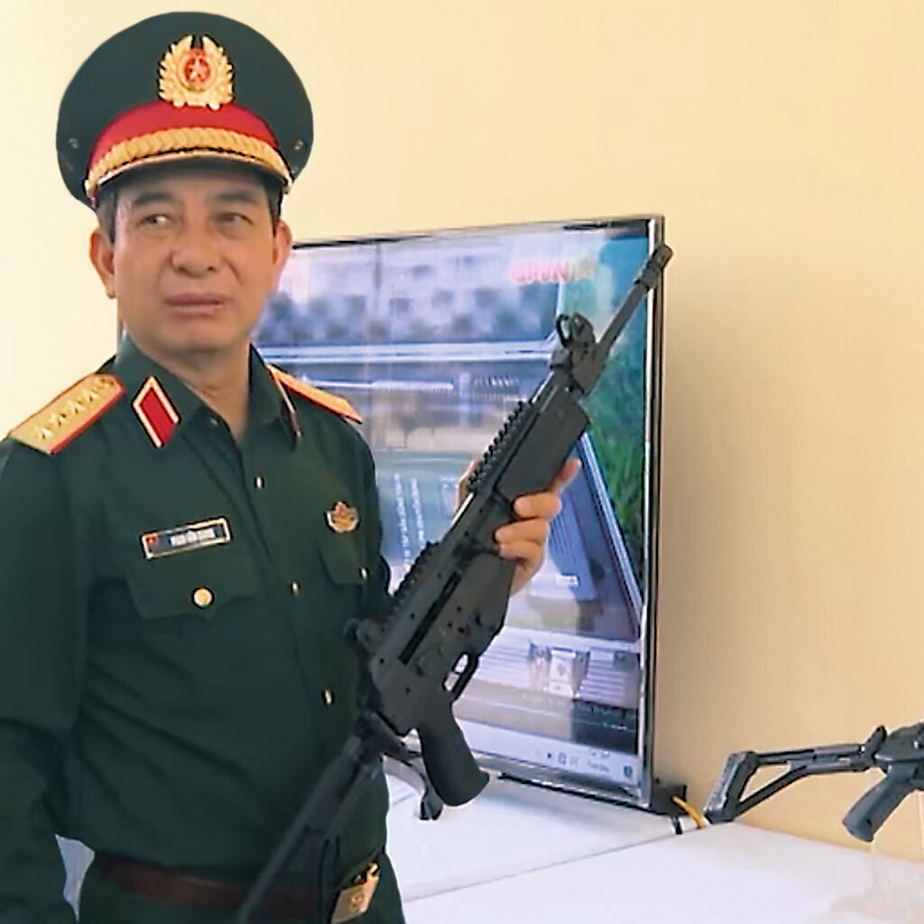 Vietnamese style underwater machine gun - My, Vietnam, Spearfishing, Armament, Weapon, Firearms, Military equipment, Army, Machine, Shooting, Longpost