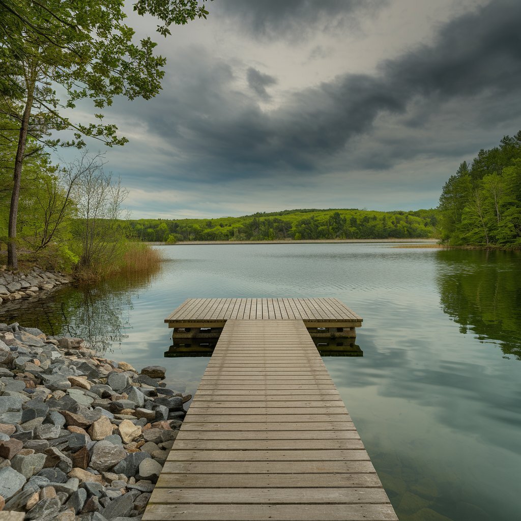 Beautiful places - My, Neural network art, Nature, Silence, Lake, Beautiful view, Longpost