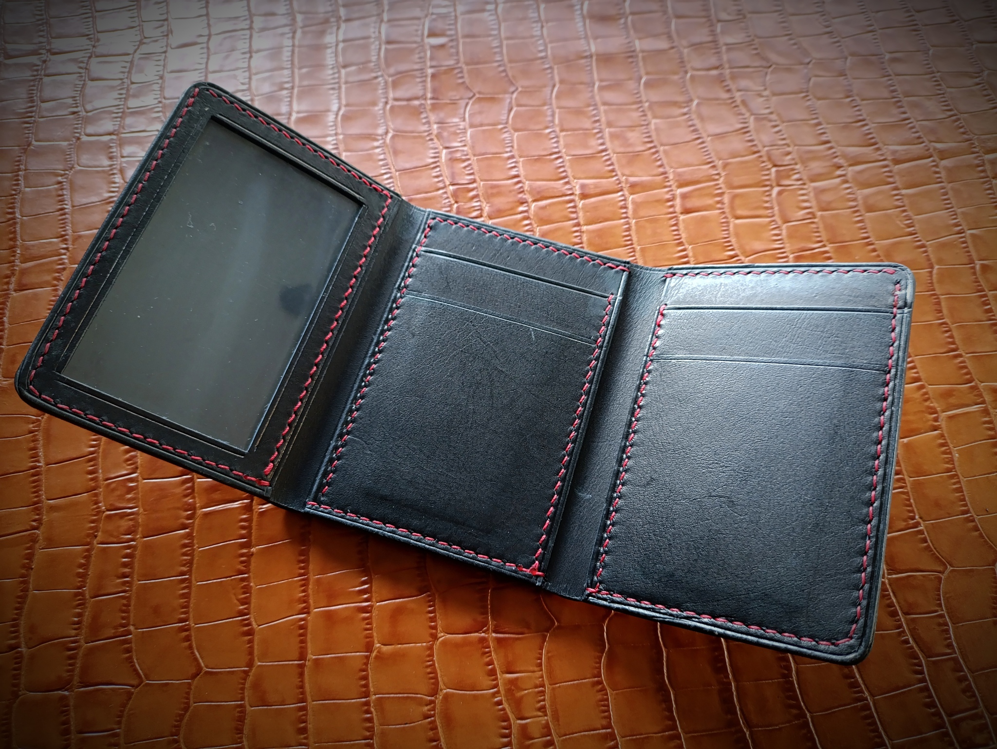 Small and big wallet - My, Leather products, Handmade, Wallet, Zipper, Natural leather, Lockeray, Longpost, Needlework without process