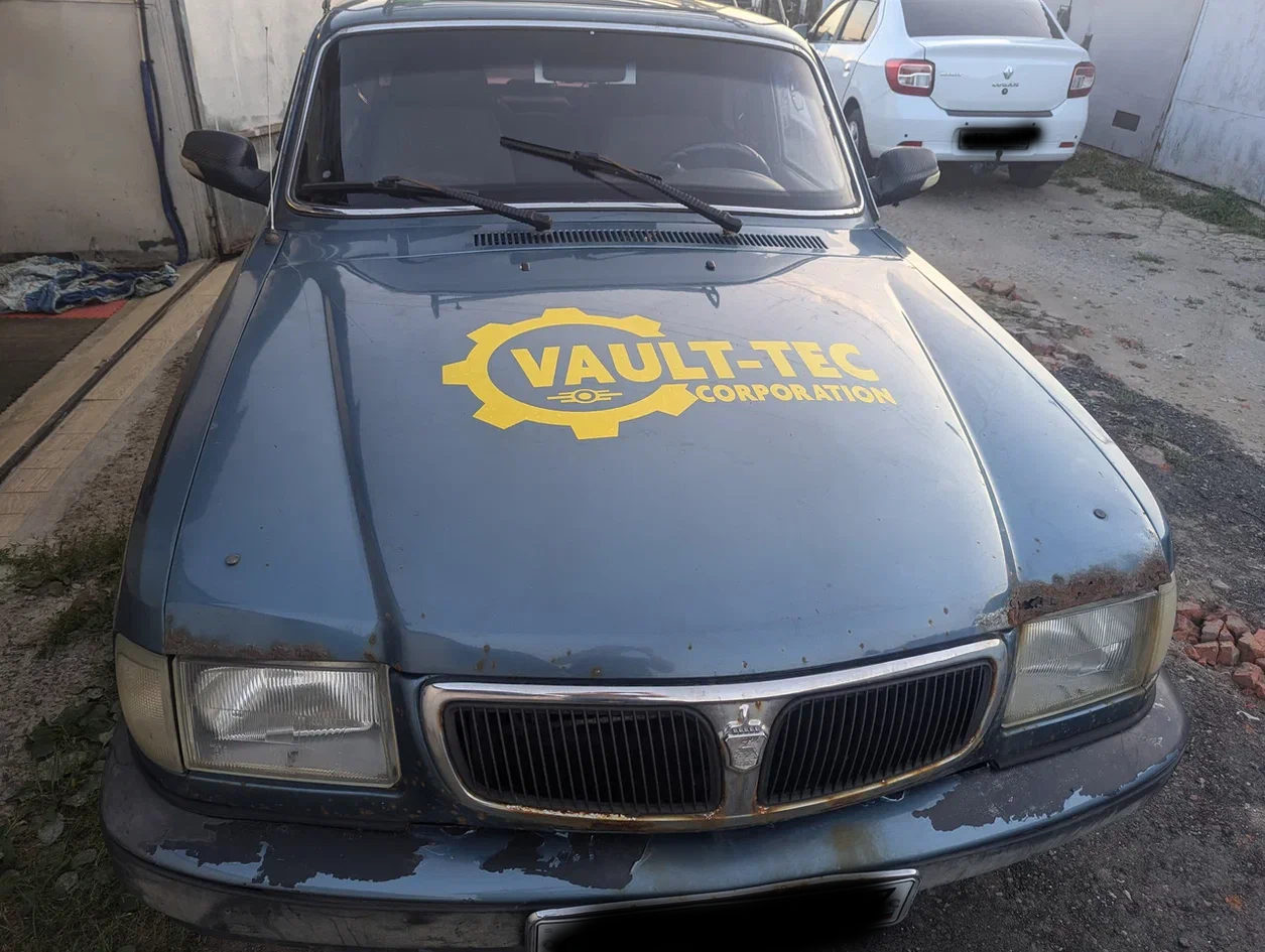 If you can't win, lead. - My, Car, Sticker, Stickers on cars, Fallout, The photo