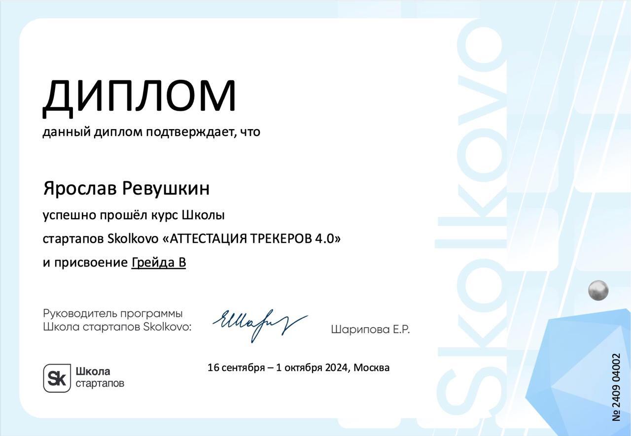 New level - My, Startup, Finance, Skolkovo, Consulting, IT, Business