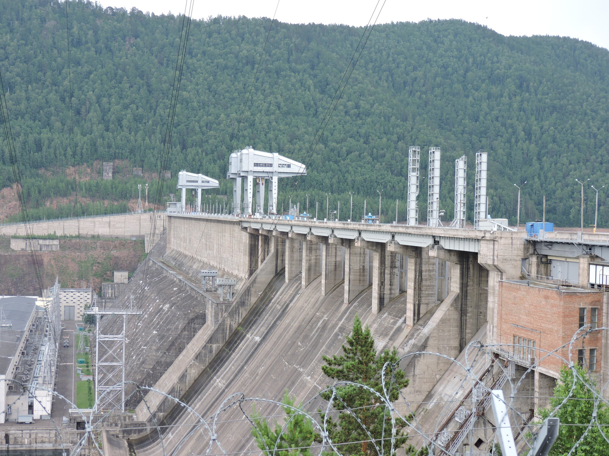 Krasnoyarsk hydroelectric power station - My, Travel across Russia, Road trip, Krasnoyarsk HPP, Krasnoyarsk region, Longpost