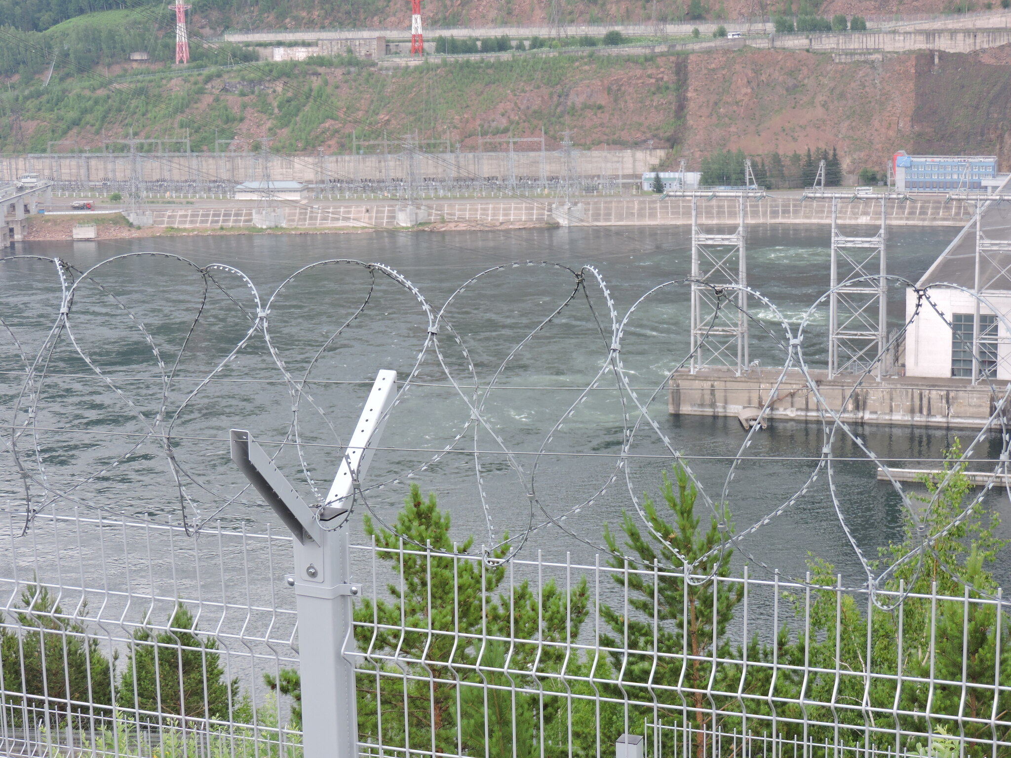 Krasnoyarsk hydroelectric power station - My, Travel across Russia, Road trip, Krasnoyarsk HPP, Krasnoyarsk region, Longpost