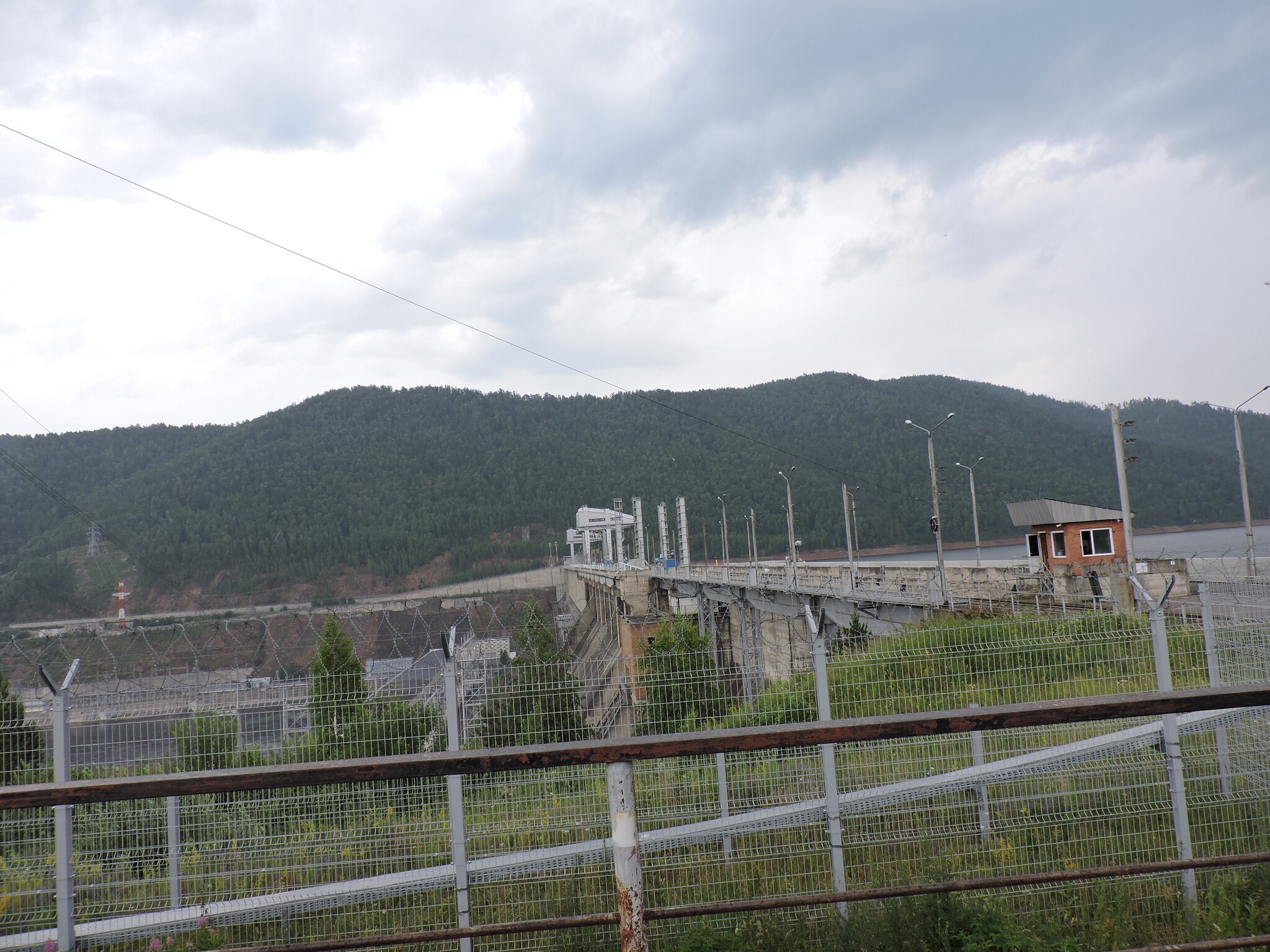 Krasnoyarsk hydroelectric power station - My, Travel across Russia, Road trip, Krasnoyarsk HPP, Krasnoyarsk region, Longpost