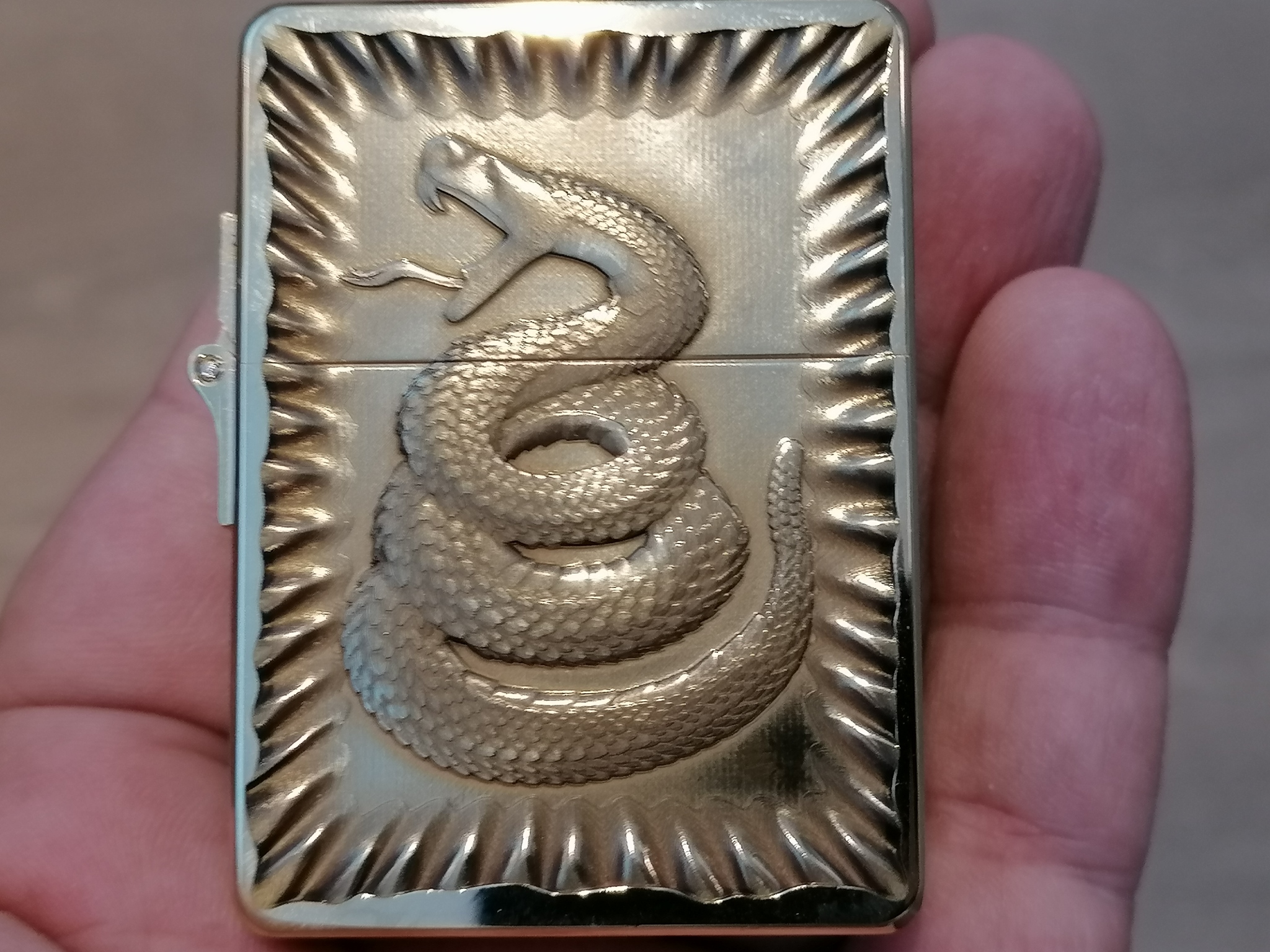 Lighter brick with 3D engraving - My, Male, Metal products, Creation, Laser engraving, Video, Longpost