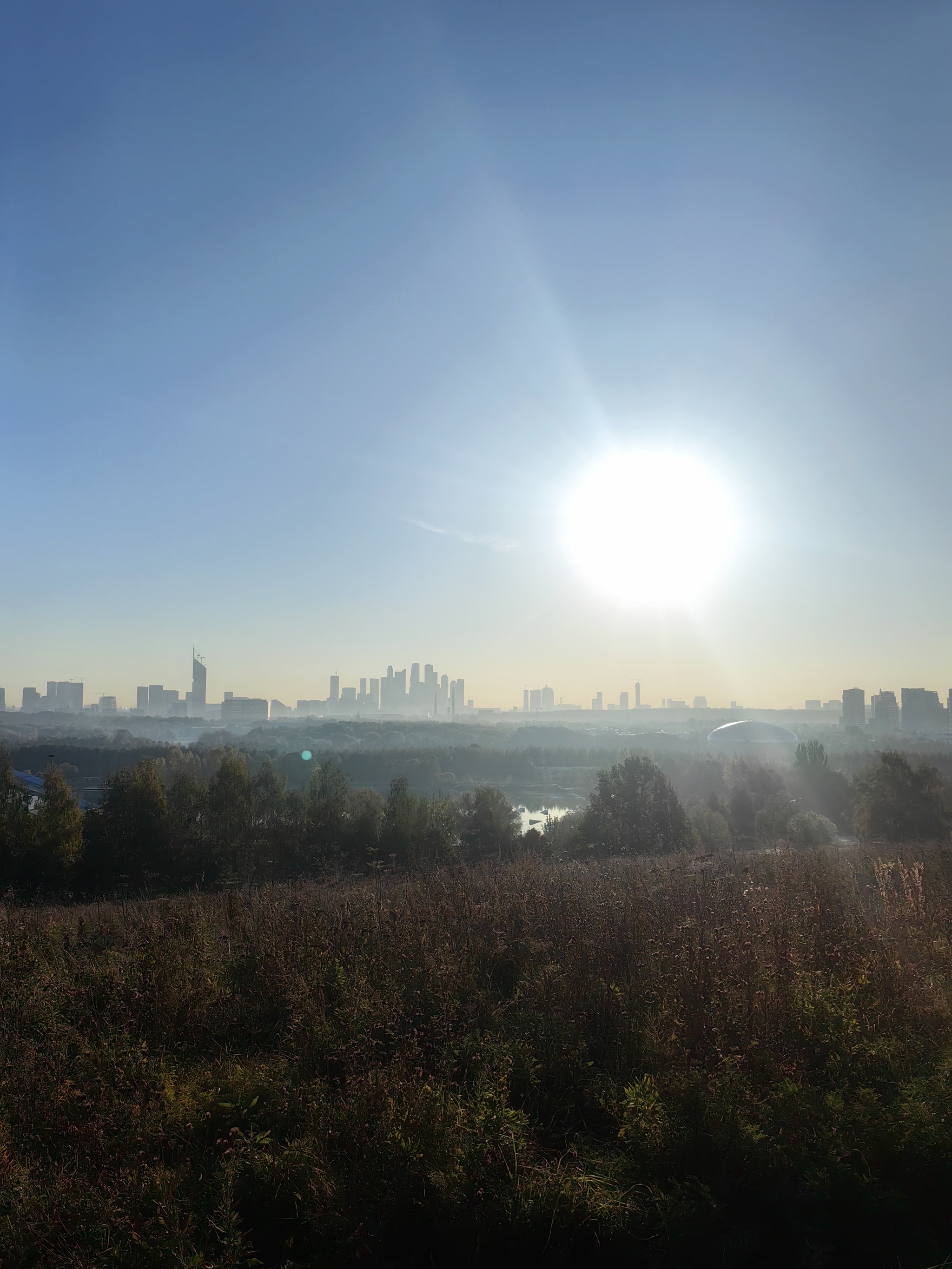 Morning walk to Krylatskie Hills - My, A bike, Bike path, Krylatskoye, Workout, Longpost