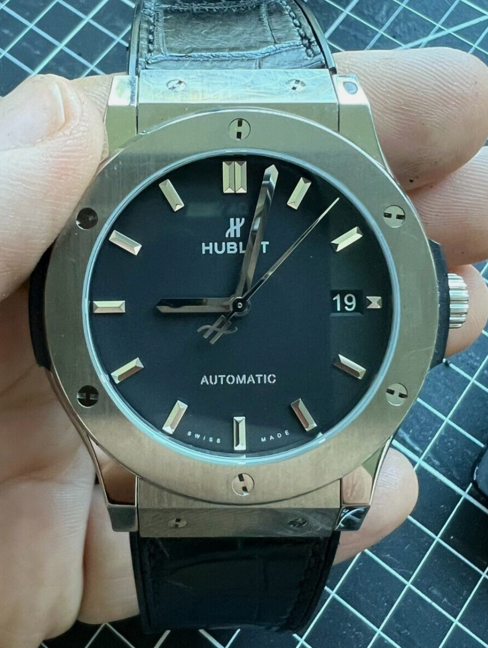 Часы Hublot - Моё, Часы, Hublot, Наручные часы, Аксессуары, Восстановление, Ржавчина, Чистка, Повреждения, Замена, Механика, Automatic, Нижний Новгород, Длиннопост