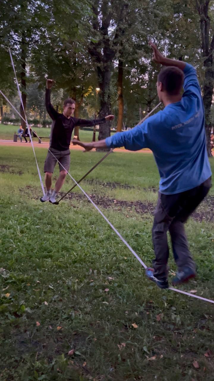 Slackline in St. Petersburg - My, Saint Petersburg, Sport, Sleckline, Need advice, Longpost