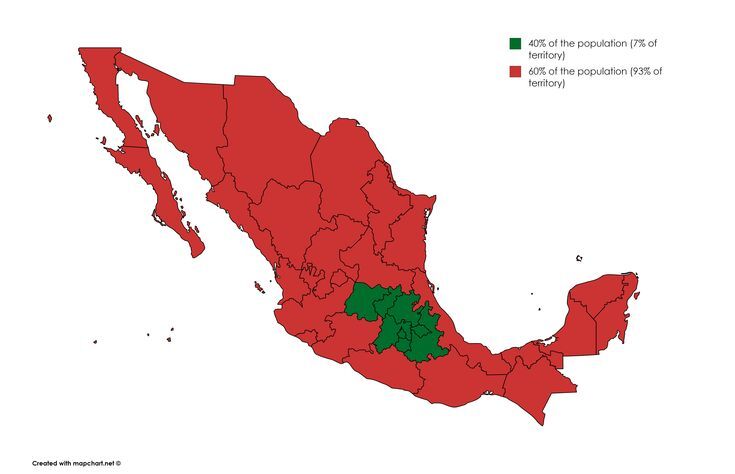 Giant States and Their Features 2 - My, Geography, Cards, Country, Population density, Population, Climate, Kazakhstan, Mongolia, Iran, Indonesia, Algeria, Mexico, Argentina, Morocco, Tunisia, Nature, Longpost