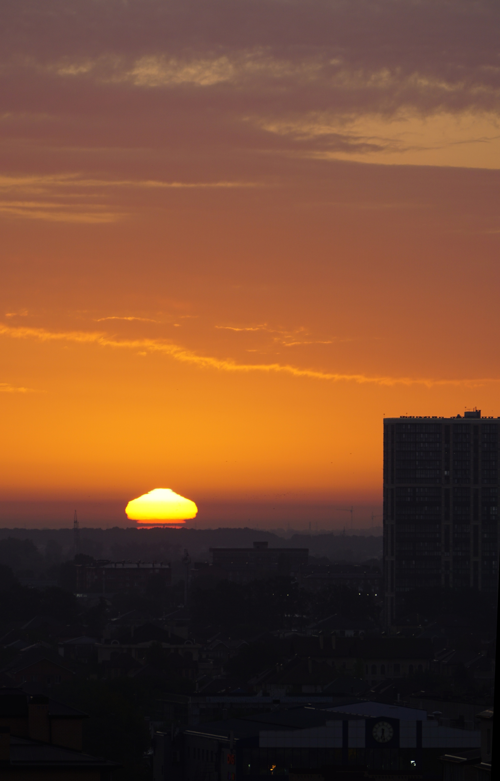 Mushroom Dawn - My, The photo, dawn, Sunrises and sunsets, Battle of the Dawn, Sony a6000