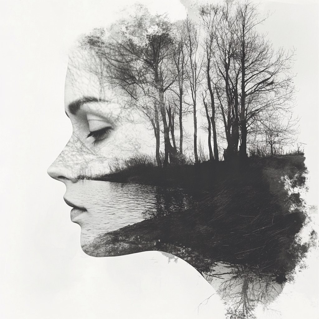 Generating images in a neural network online. Double exposure - My, Artificial Intelligence, Нейронные сети, Generation, Double exposure, Longpost