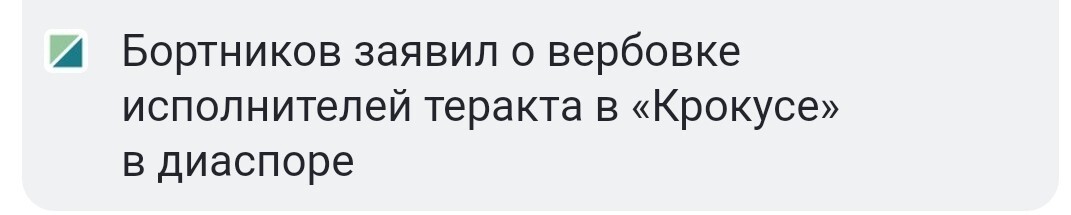 Bortnikov stated that the perpetrators of the terrorist attack in Crocus were recruited from the diaspora - Politics, Diaspora, Terrorism