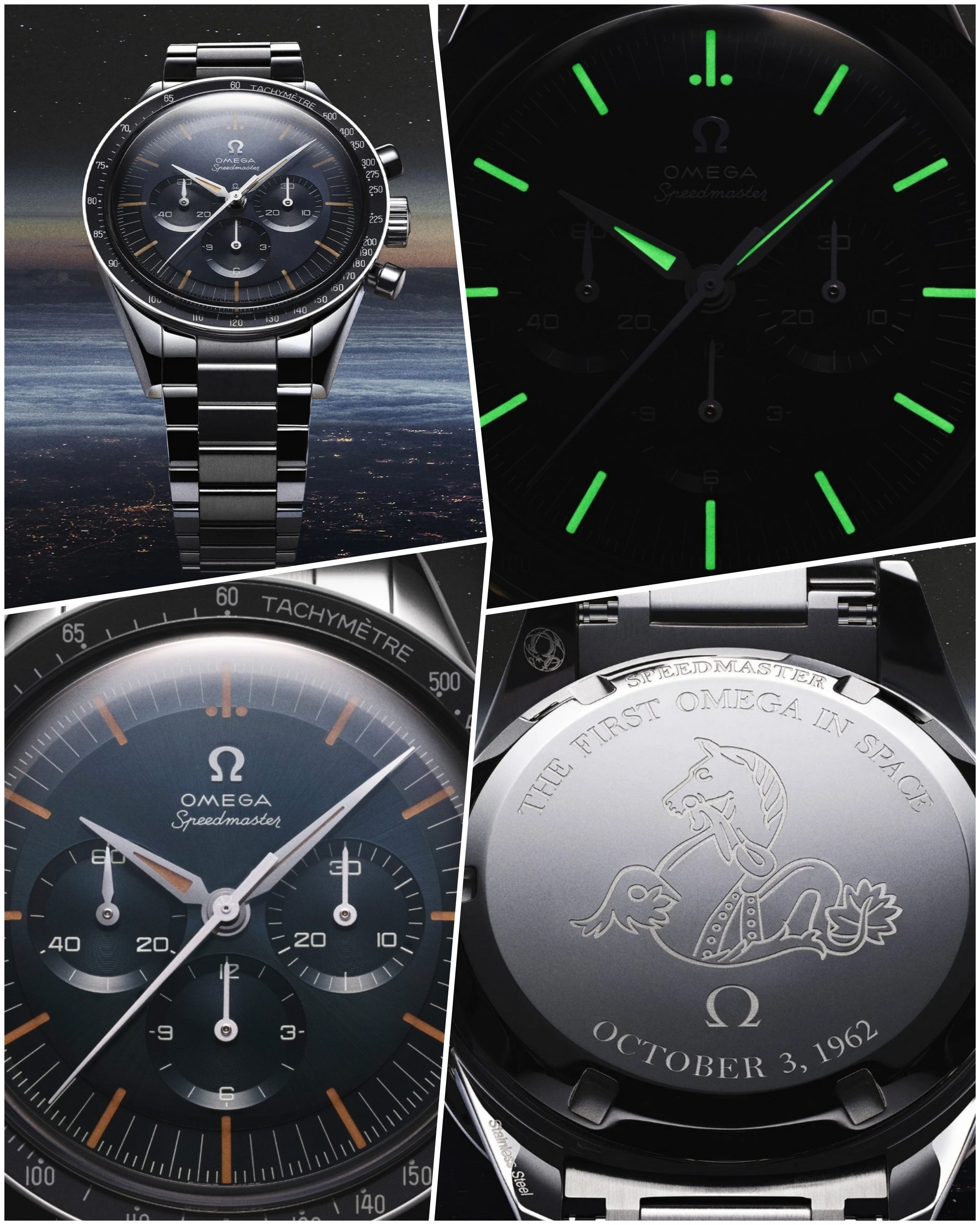 Omega has brought back the Speedmaster First Omega in Space model to its range - My, Wrist Watch, Accessories, Collecting, Clock, Collection, Male, Men's Accessories, news, Good news, Natural leather, Leather products, Metal products, Retro car, Leather, Swiss watches, Longpost