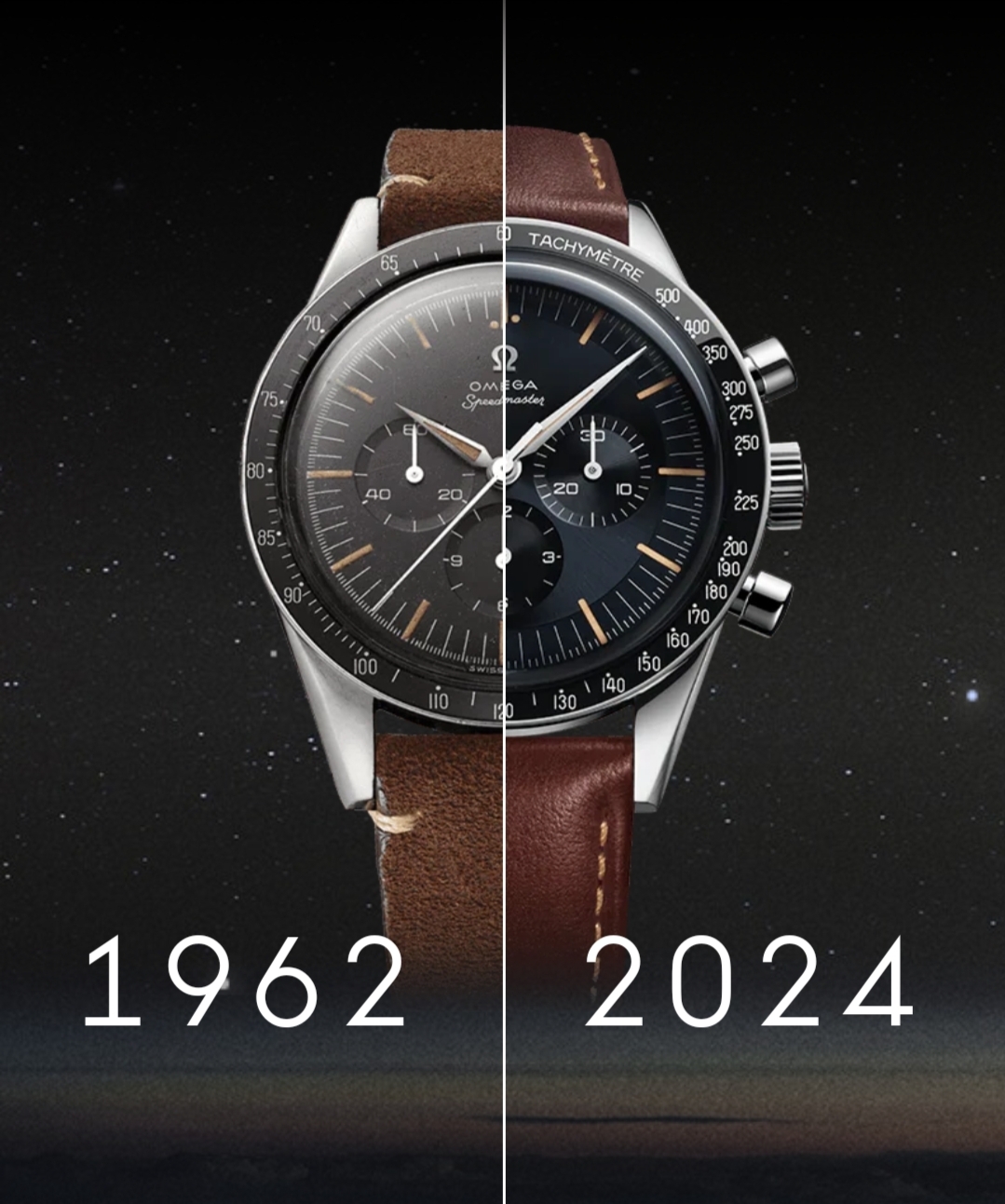 Omega has brought back the Speedmaster First Omega in Space model to its range - My, Wrist Watch, Accessories, Collecting, Clock, Collection, Male, Men's Accessories, news, Good news, Natural leather, Leather products, Metal products, Retro car, Leather, Swiss watches, Longpost