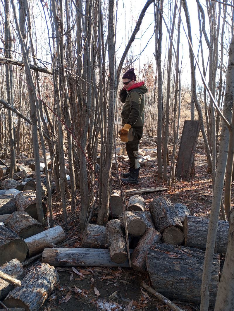 Life on the TDS in the taiga. Collecting firewood and saying goodbye to people - My, Weather station, Taiga, Good people, Communication, Firewood, Stock, Talk, Longpost