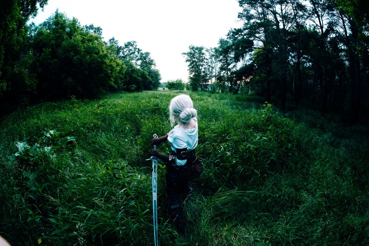 My Ciri cosplay - My, Witcher, Ciri, Cosplay, Costume, Longpost, The photo