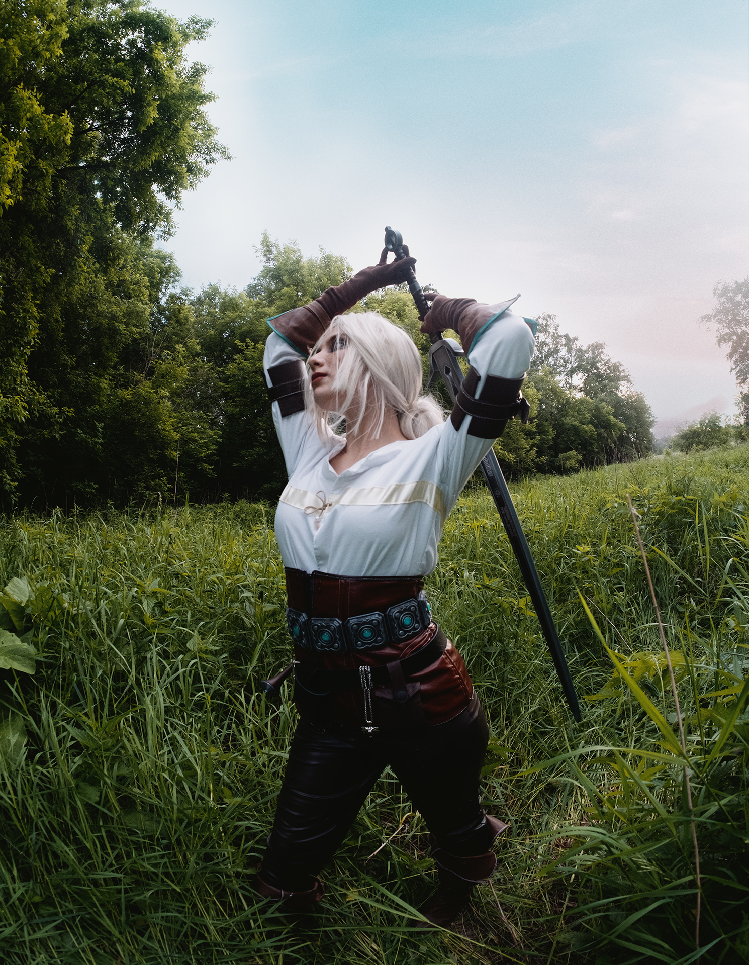 My Ciri cosplay - My, Witcher, Ciri, Cosplay, Costume, Longpost, The photo