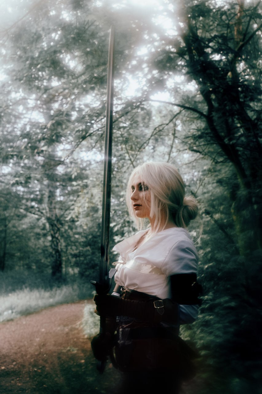 My Ciri cosplay - My, Witcher, Ciri, Cosplay, Costume, Longpost, The photo