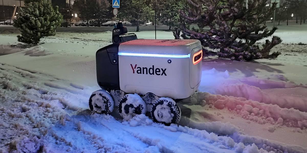 Yandex to send its delivery robots north to test their performance in harsh weather conditions - Scientists, Inventions, Yandex., Delivery, Robot, North, New Urengoy, YaNAO, Nauchpop, Informative