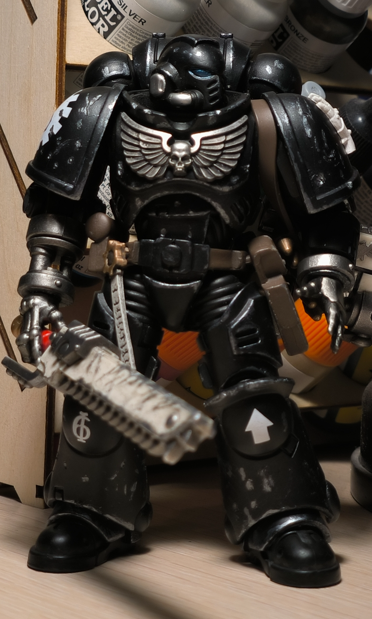 Continuation of the post White Consul from JoyToy - My, Mobile photography, Warhammer 40k, Warhammer, Joy toy, Primaris space marines, Loyal Space marines, Longpost, A wave of posts, Reply to post