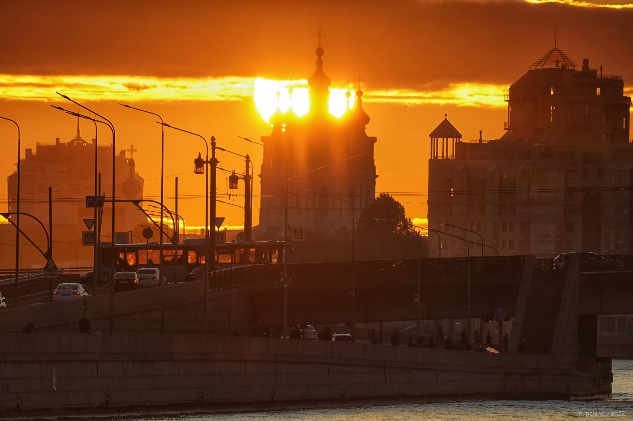 Петербургские восходы ... октябрь - Моё, Фотография, Санкт-Петербург, Восход, Смольный собор, Длиннопост