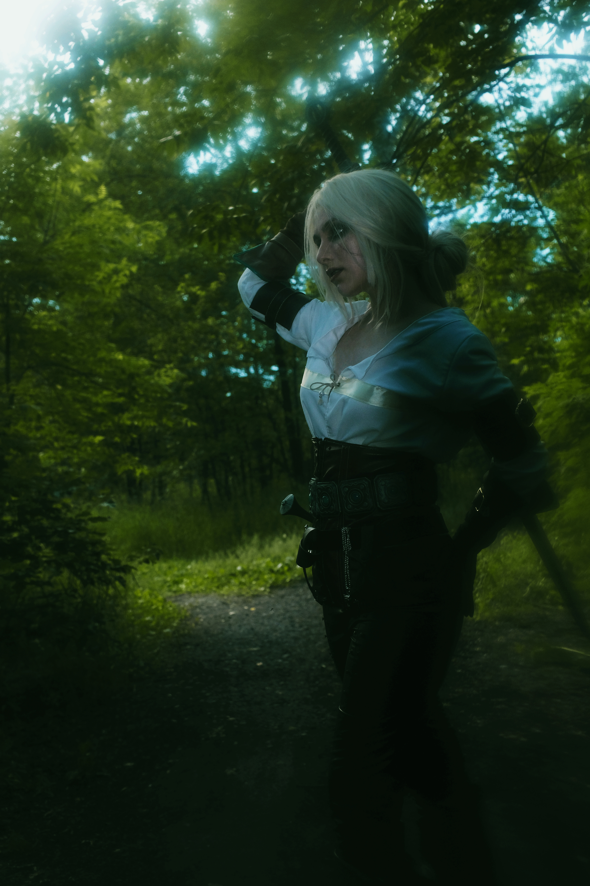 My Ciri cosplay - My, Witcher, Ciri, Cosplay, Costume, Longpost, The photo