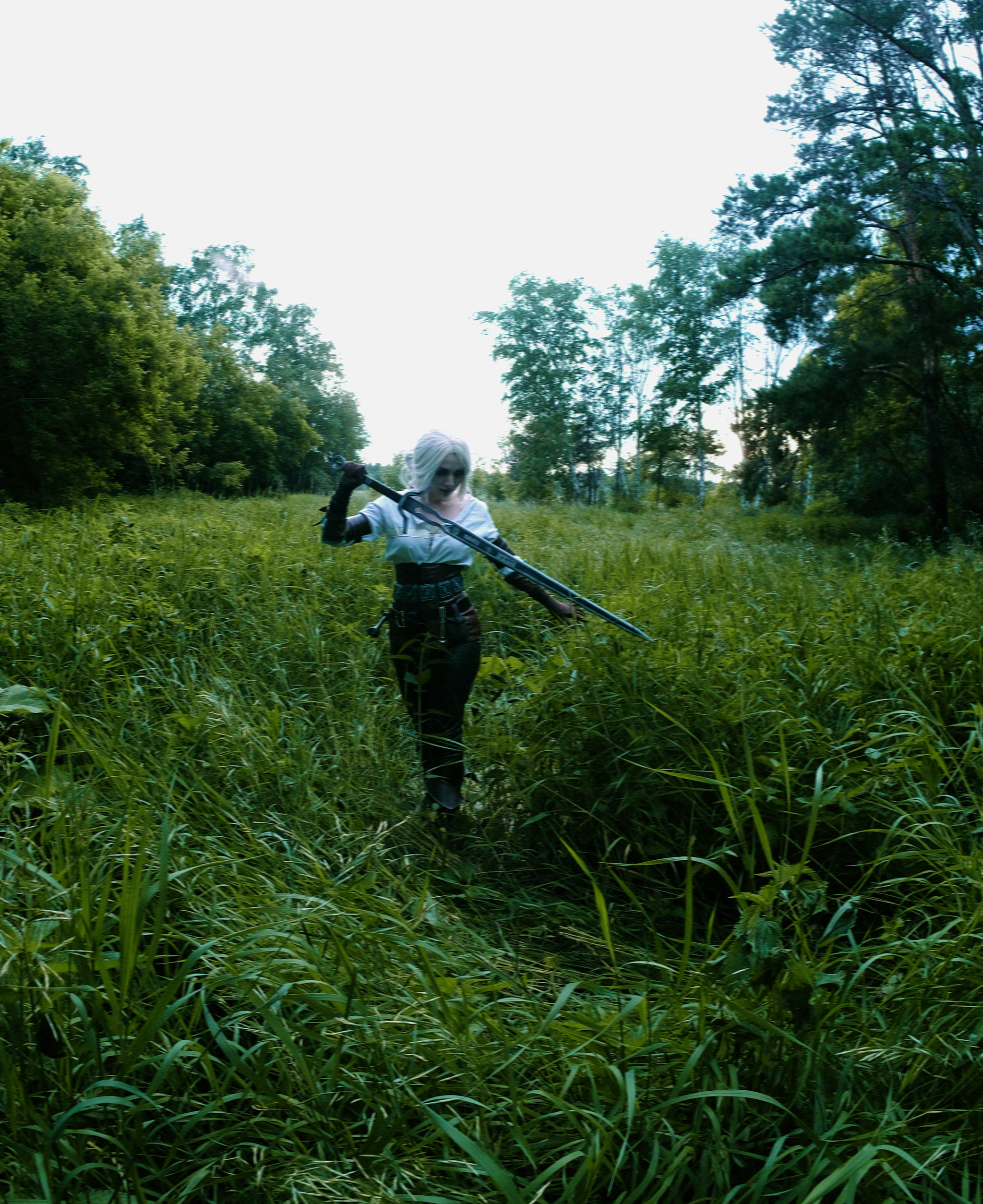 My Ciri cosplay - My, Witcher, Ciri, Cosplay, Costume, Longpost, The photo