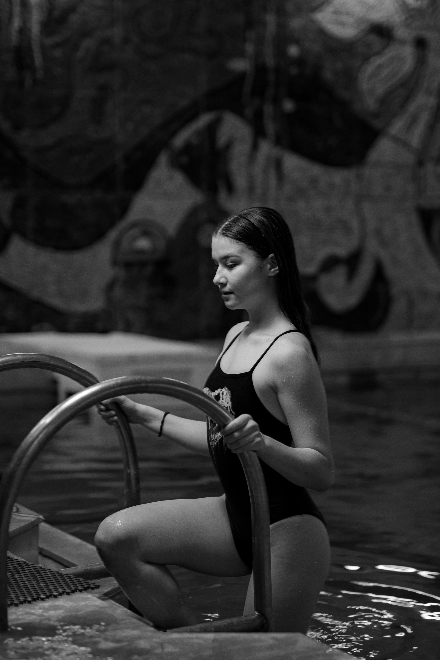 Swimming pool - My, The photo, Bodysuit, Figure, Fashion model, PHOTOSESSION, Longpost, Girls