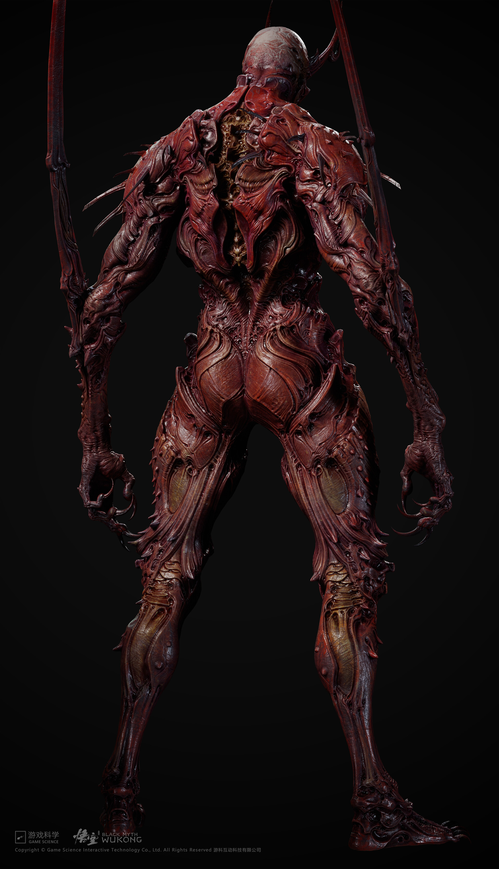 Oni - Demon, Japanese mythology, Demon they, Art, 3D, Longpost