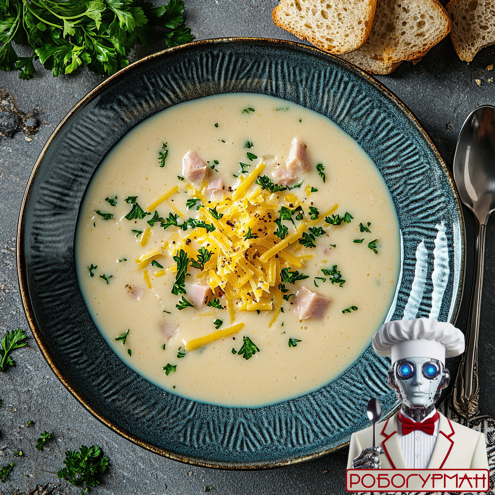 Creamy Cordon Bleu Soup - My, Cooking, Recipe, Nutrition, Food, Soup, Dinner, Dinner, Longpost