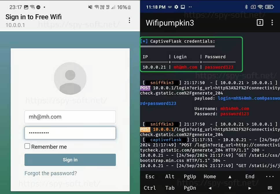 Fake Hotspot with WiFiPumpkin3 - My, Hackers, Pentest, Breaking into, Information Security, Social engineering, Phishing