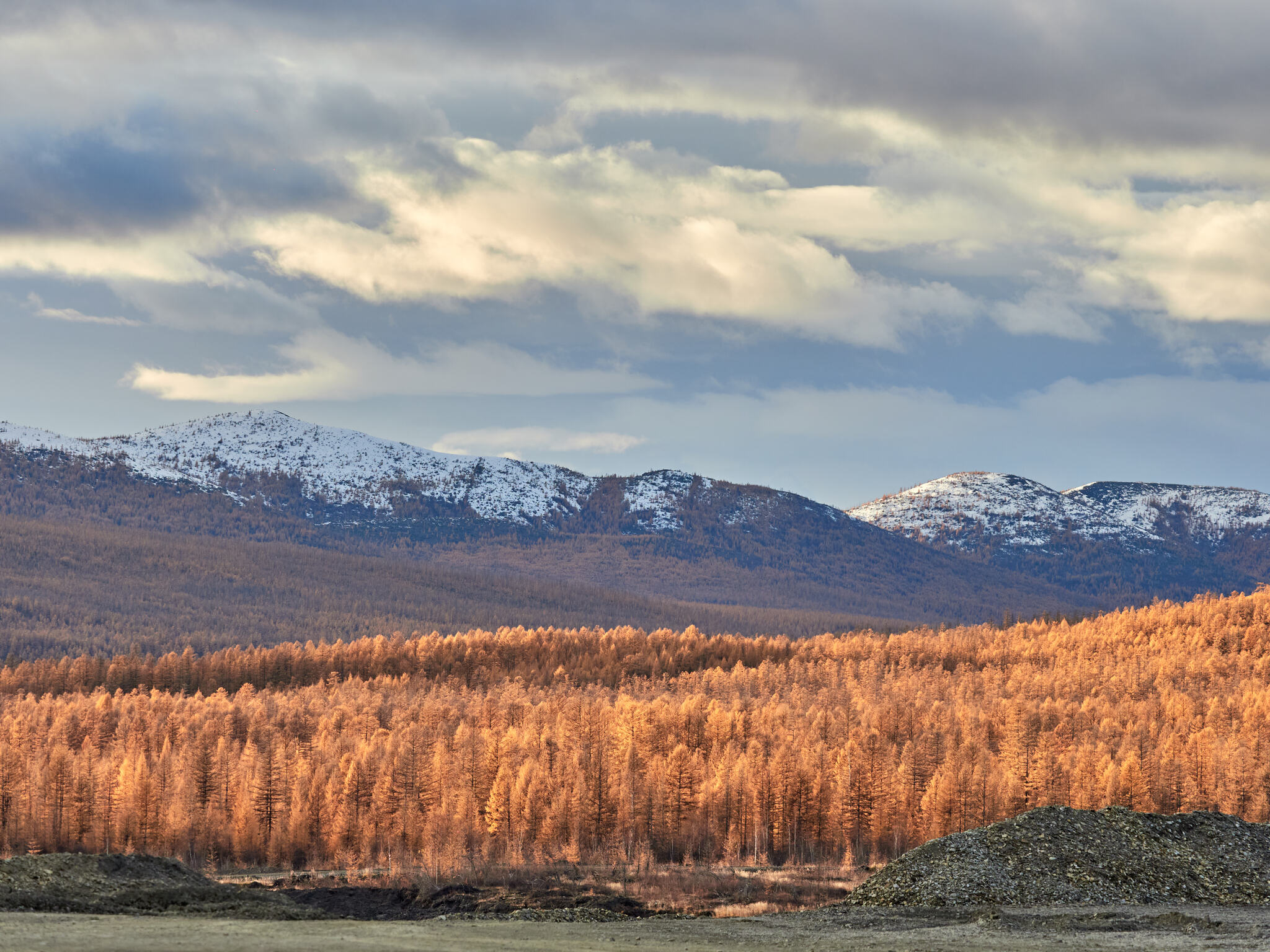 My beautiful Kolyma - My, Kolyma, Landscape, Longpost, The sun, Berries, Blueberry, Autumn