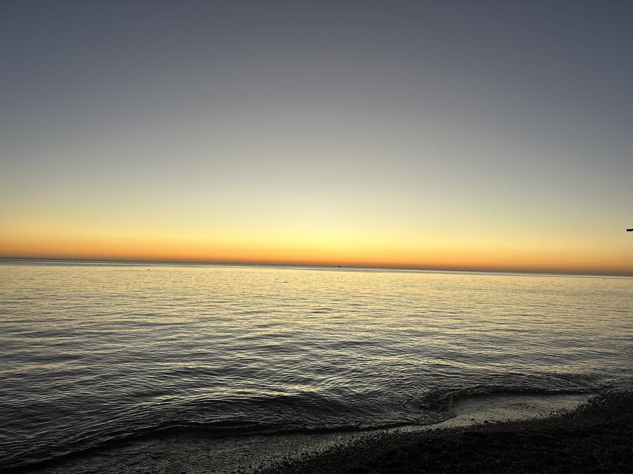 The sea itself (45, 46) - My, Sea, Black Sea, Sochi, Sunset, Video, Longpost