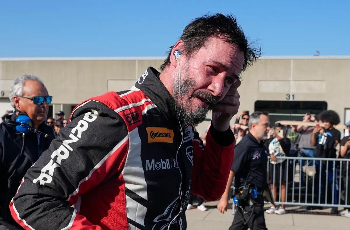 Keanu Reeves finished 25th out of 35 in his pro debut at the Toyota GR Cup - Keanu Reeves, John Wick, Race, Toyota, Cup, Автоспорт, Longpost, Actors and actresses