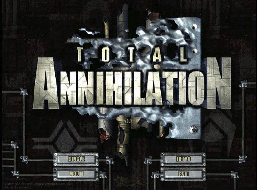 Total Annihilation  в браузере - Ретро-Игры, Онлайн-Игры, Стратегия, Компьютерные игры, Telegram (ссылка), Total annihilation