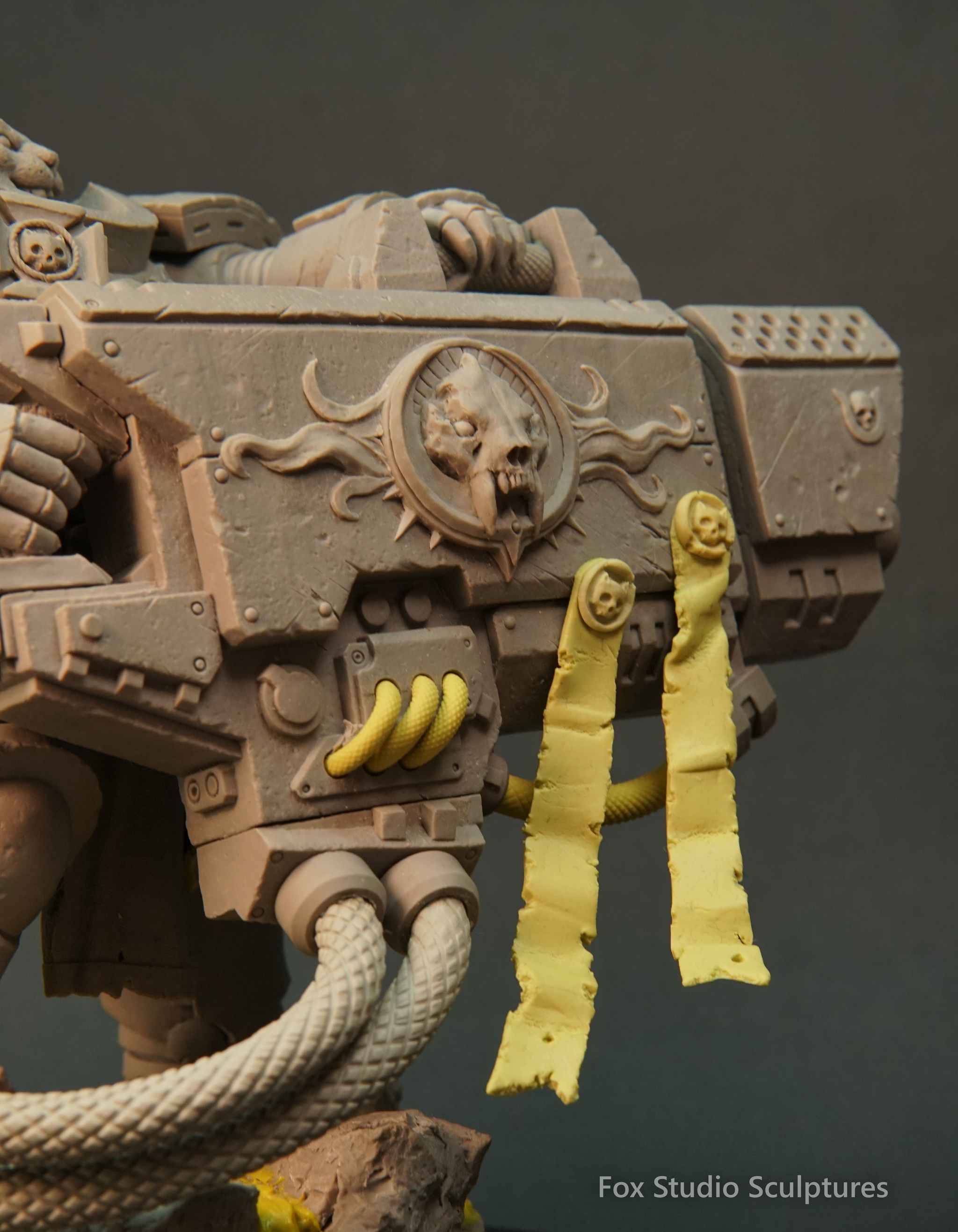 Warhammer SpaceCat brother Peach, super mega ultra melta - My, Warhammer, Warhammer 40k, Лепка, cat, Sculpture, Figurines, Kittens, Adeptus Astartes, Warhammer 30k, Longpost