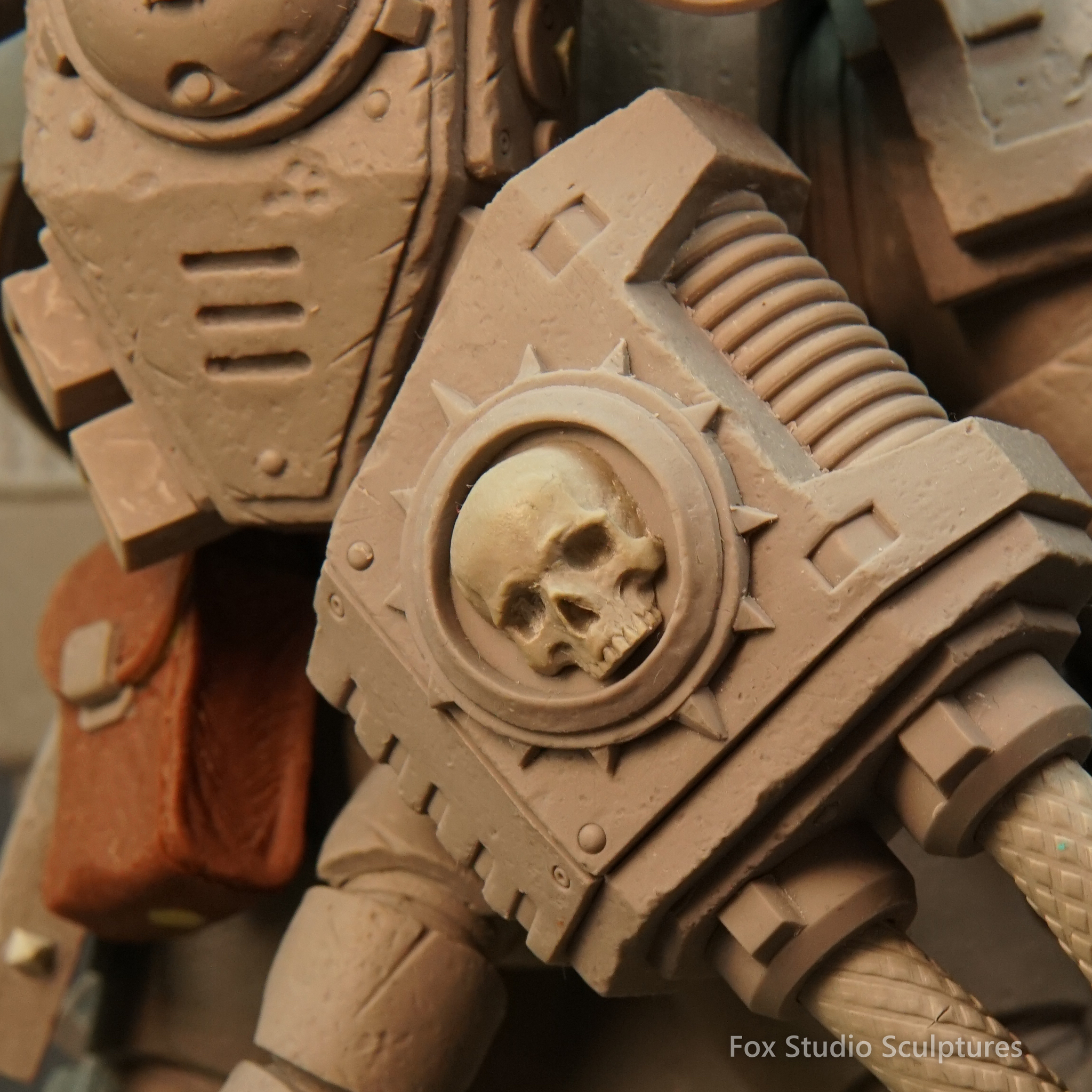 Warhammer SpaceCat brother Peach, super mega ultra melta - My, Warhammer, Warhammer 40k, Лепка, cat, Sculpture, Figurines, Kittens, Adeptus Astartes, Warhammer 30k, Longpost