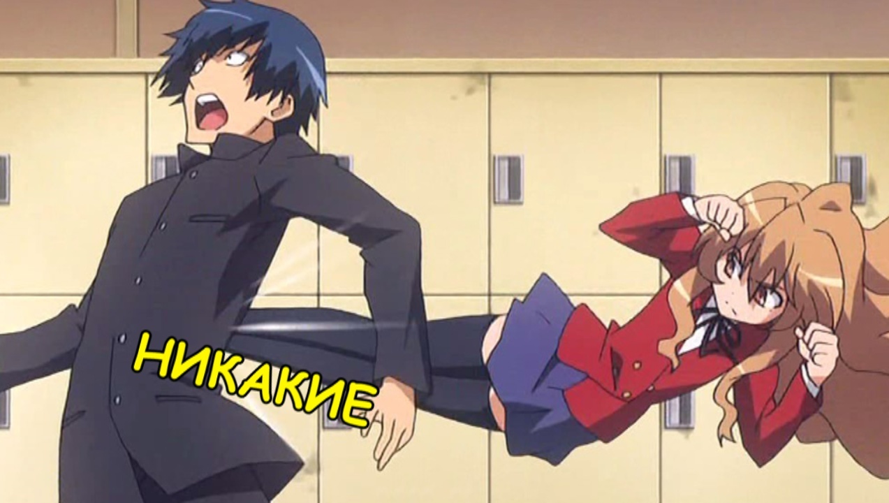 Go for a walk in the yard - Anime, Toradora, Anime memes, Longpost