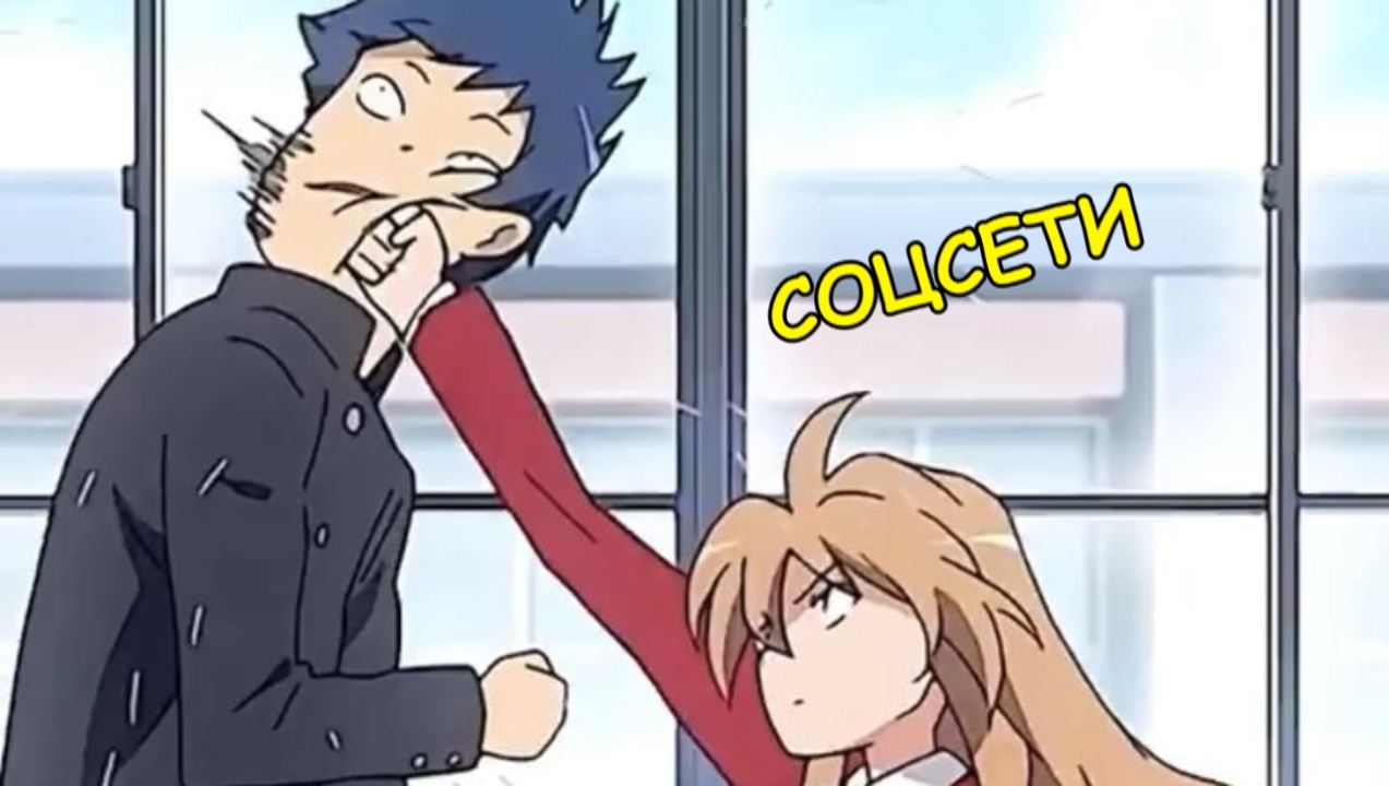 Go for a walk in the yard - Anime, Toradora, Anime memes, Longpost