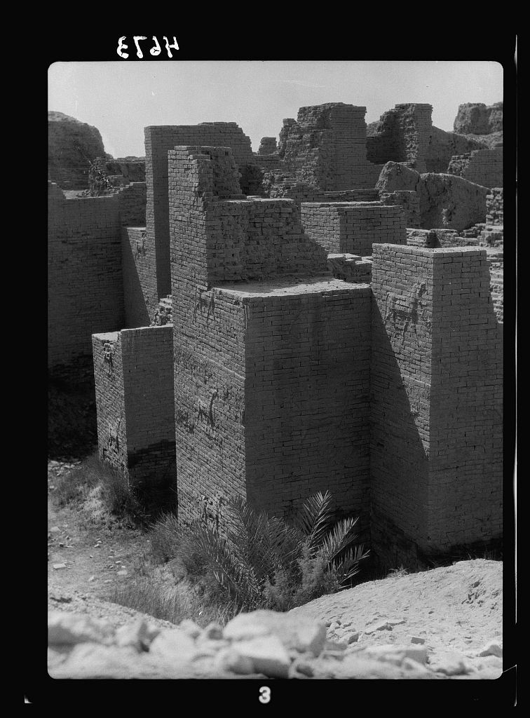 Развалины Вавилона на фотографиях 1932 года - История (наука), Археология, Историческое фото, Прошлое, Старое фото, Вавилон, 1932, Черно-белое фото, Длиннопост