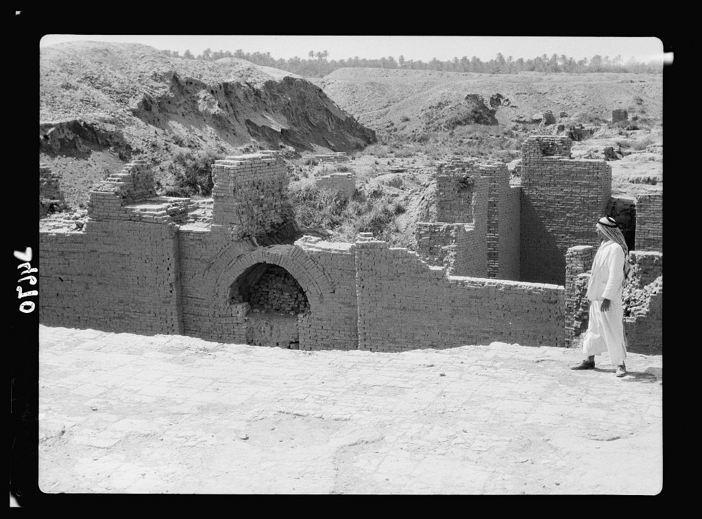 Развалины Вавилона на фотографиях 1932 года - История (наука), Археология, Историческое фото, Прошлое, Старое фото, Вавилон, 1932, Черно-белое фото, Длиннопост