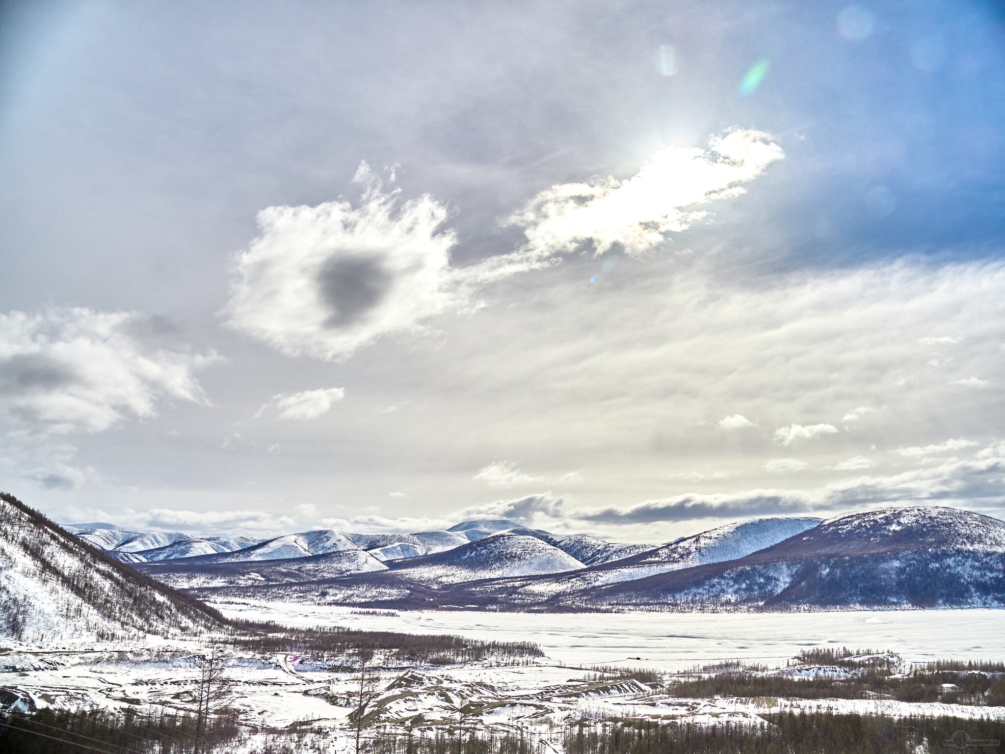 My beautiful Kolyma - My, Kolyma, Landscape, Cones, Longpost, Spring, Snow, The sun, Berries, Cowberry